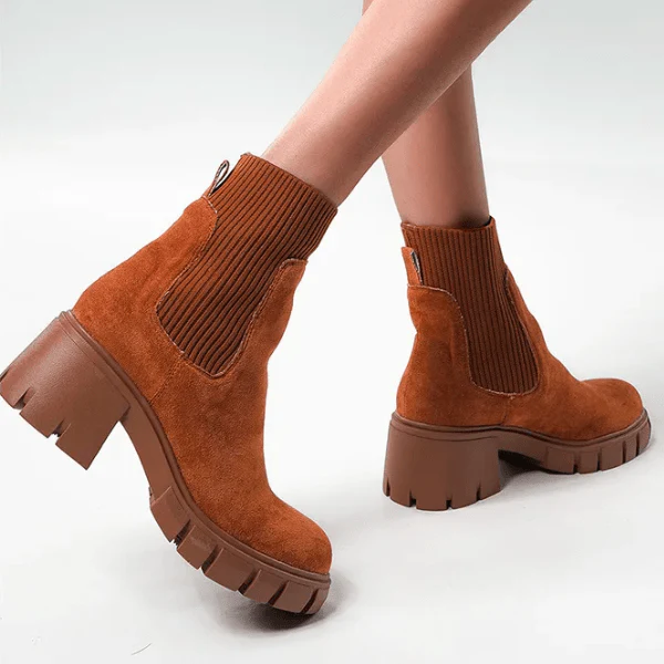 New Autumn And Winter Suede Boots - Image 13