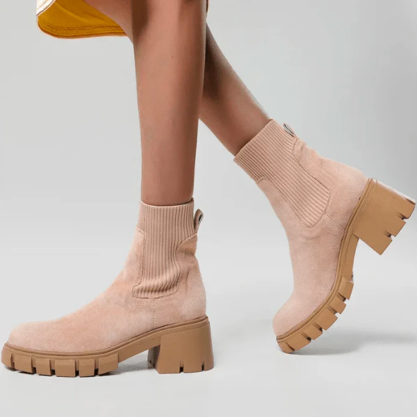 New Autumn And Winter Suede Boots - Image 16