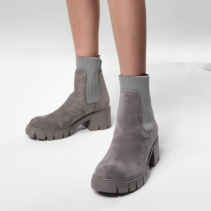 New Autumn And Winter Suede Boots - Image 3