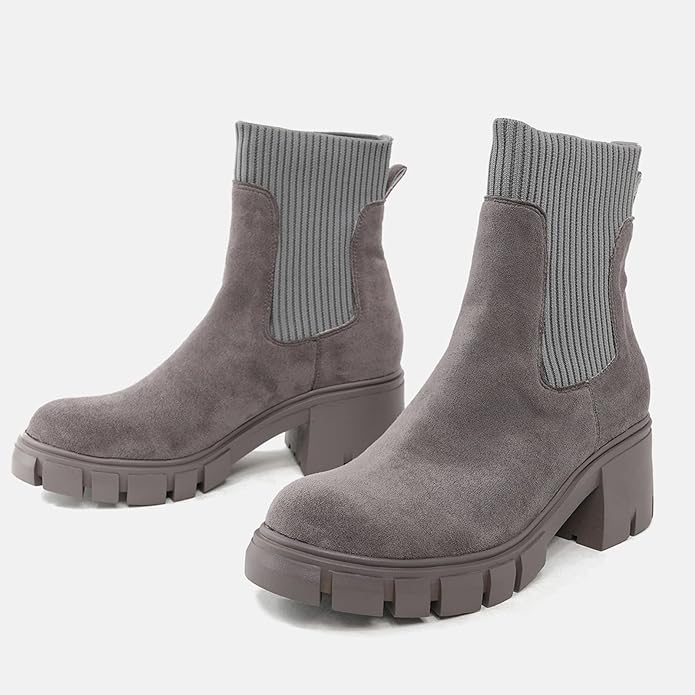 New Autumn And Winter Suede Boots - Image 6