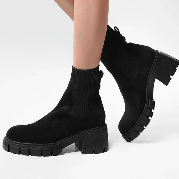 New Autumn And Winter Suede Boots - Image 8