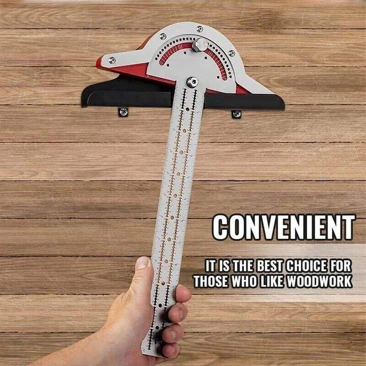 Ultra Precision Marking Ruler Square T Type Woodworking Scriber Measuring Tool - Image 9