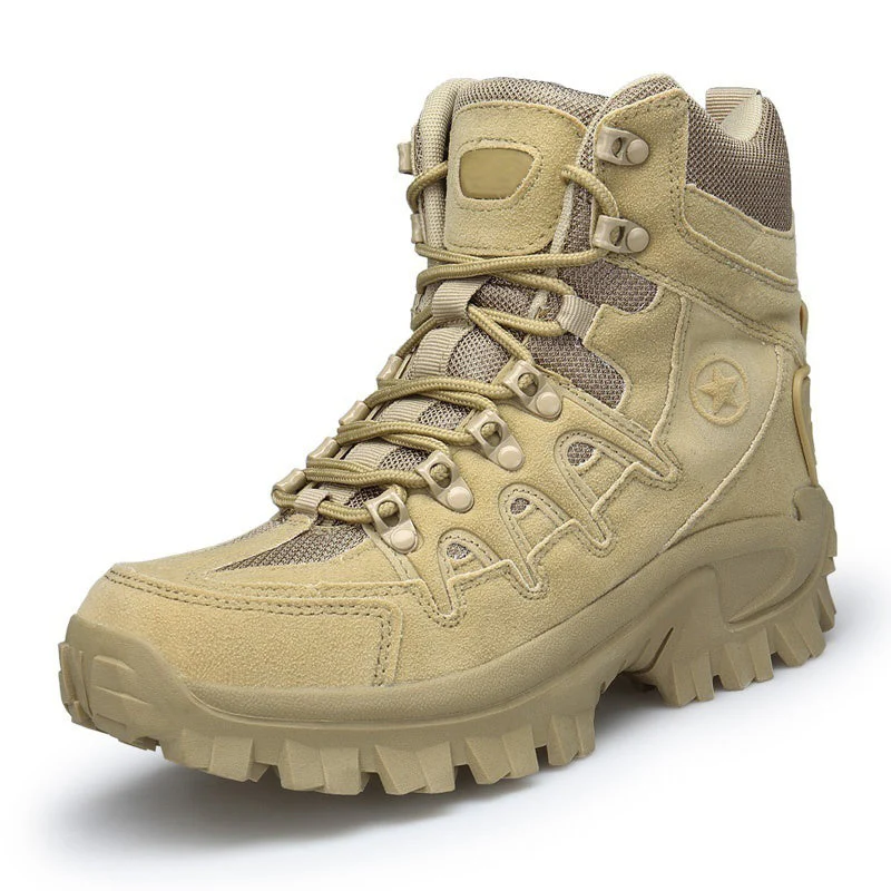 Men Outdoor Waterproof Non-Slip Hiking Boots Combat Boots - Free shipping worldwide! - Image 2