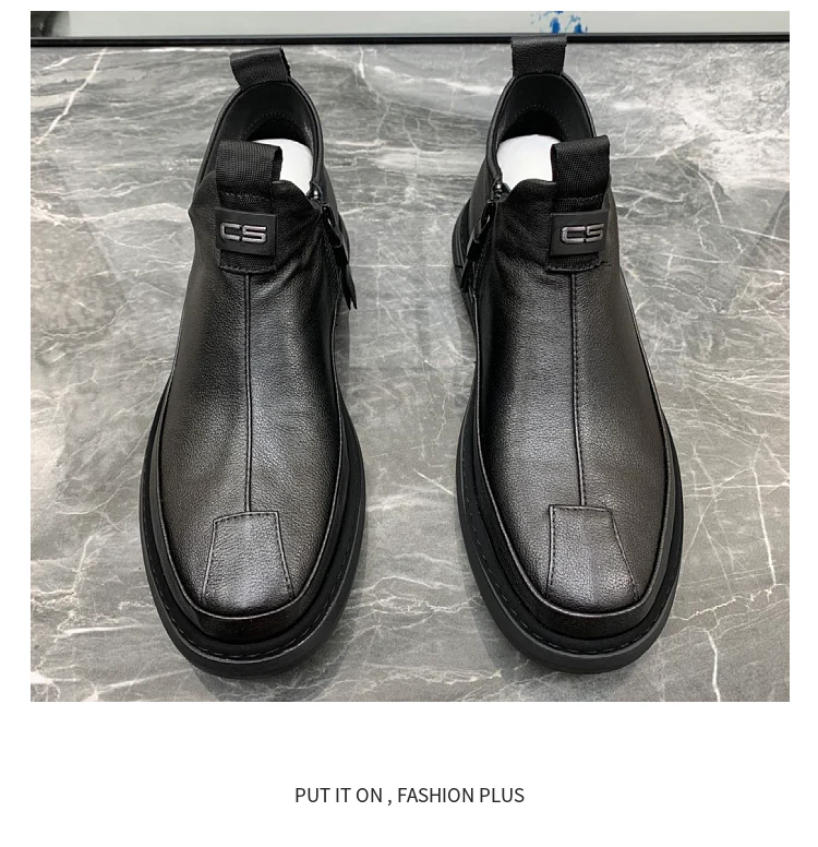 Men's Fashion Casual Leather Boots( Limited Stock)