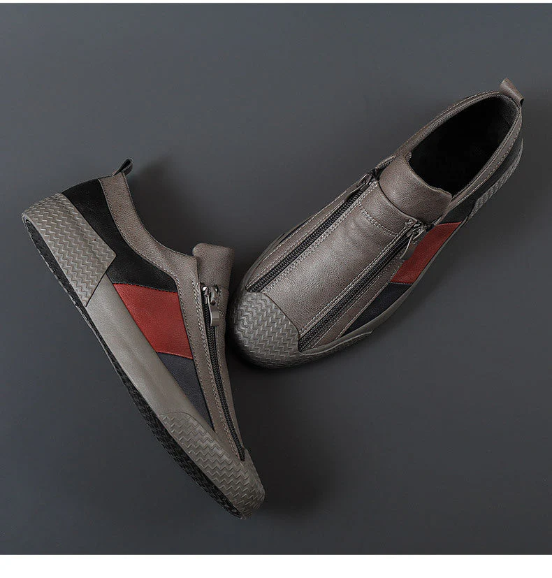 Men's Italian Leather Flat Shoes - Image 10
