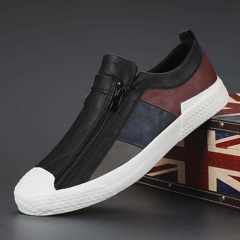 Men's Italian Leather Flat Shoes - Image 3