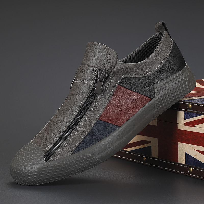 Men's Italian Leather Flat Shoes - Image 4