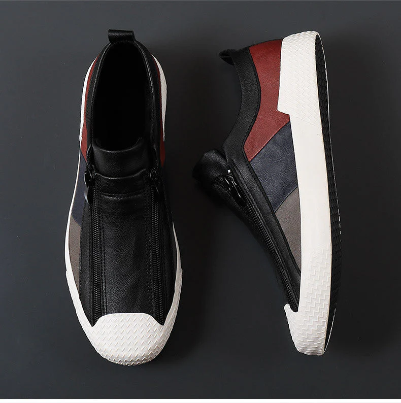 Men's Italian Leather Flat Shoes - Image 8
