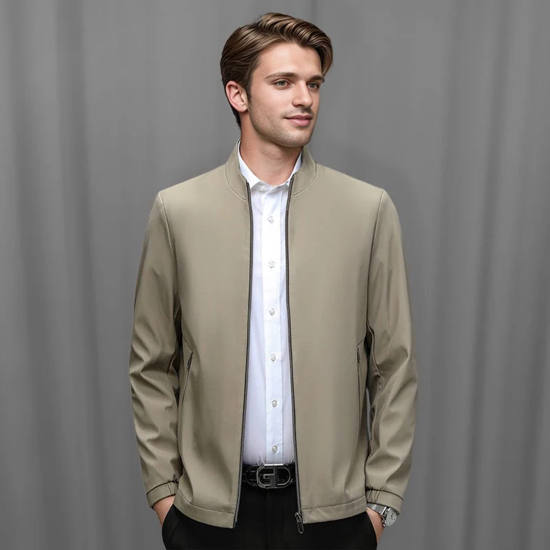 ✨Men's Standing Collar Zipper Casual Jacket - Image 6