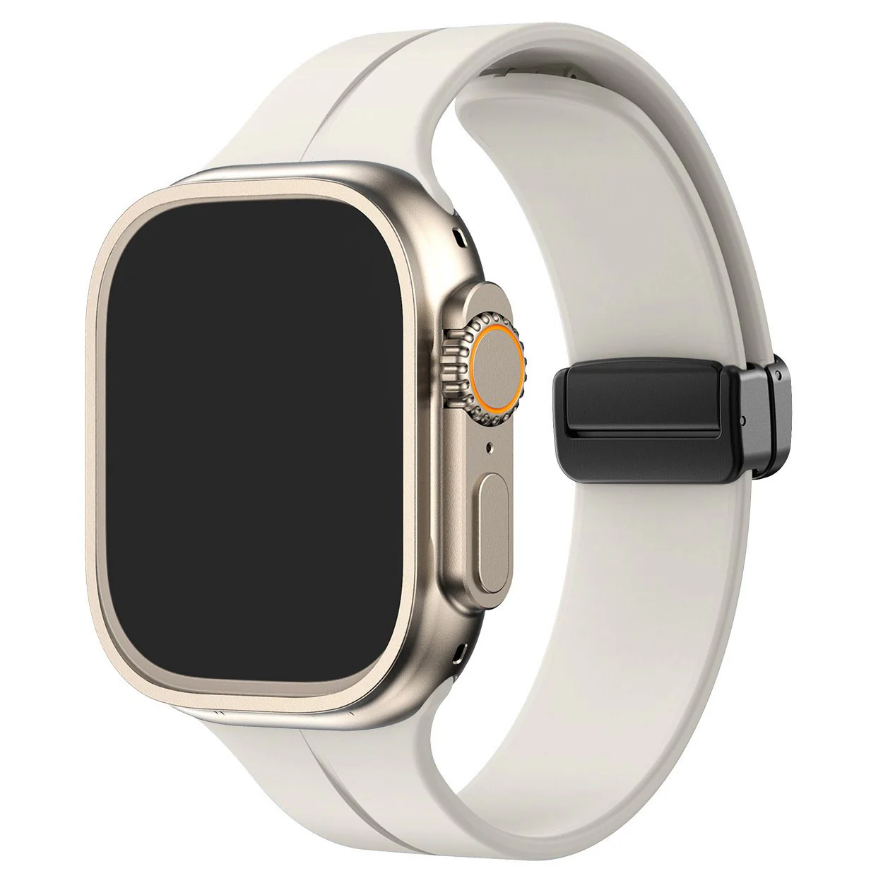 Silicone Magnetic Folding Band For Apple Watch - Image 2