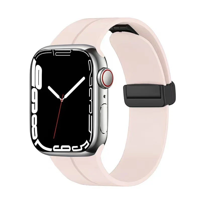 Silicone Magnetic Folding Band For Apple Watch - Image 3