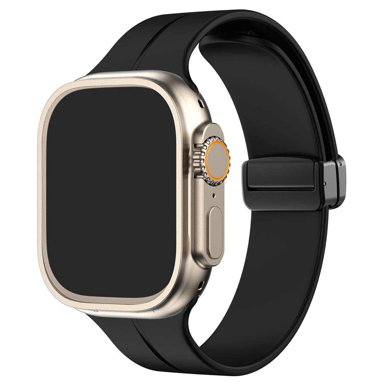 Silicone Magnetic Folding Band For Apple Watch - Image 4