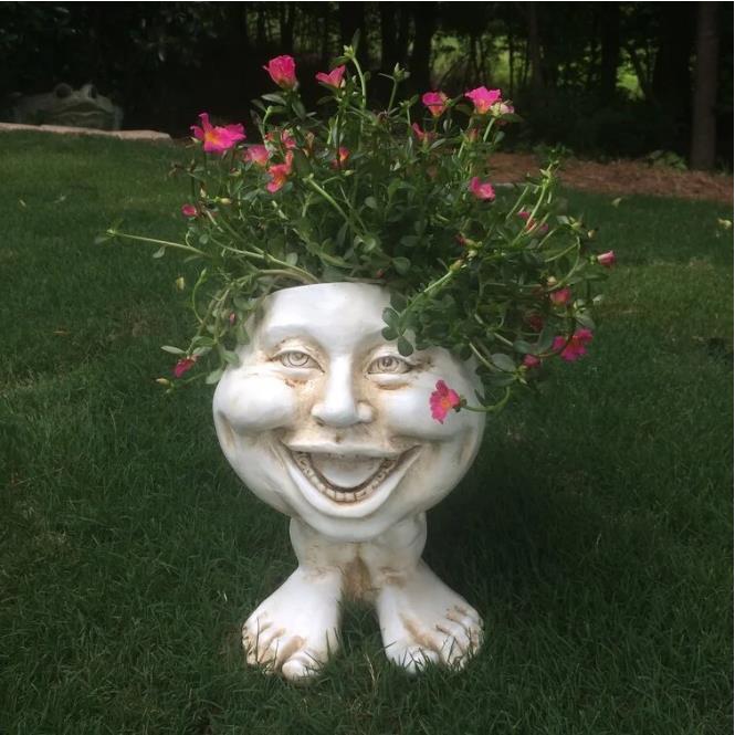 Mugglys Face Statue Planter - Happy New Year 49% OFF🎊 - Image 6
