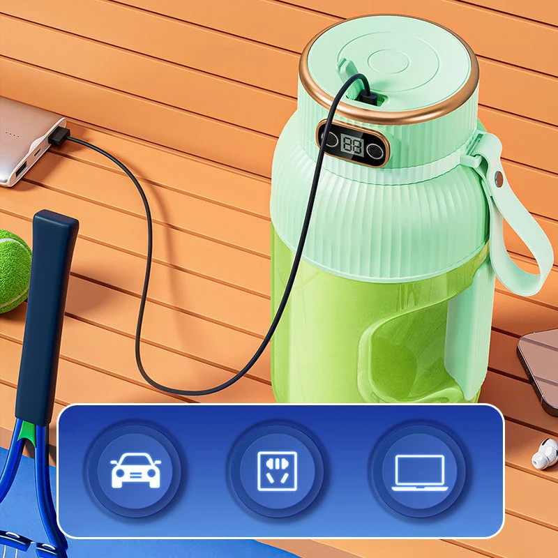 Multifunctional Portable Juicer Cup With Digital Display - Image 13