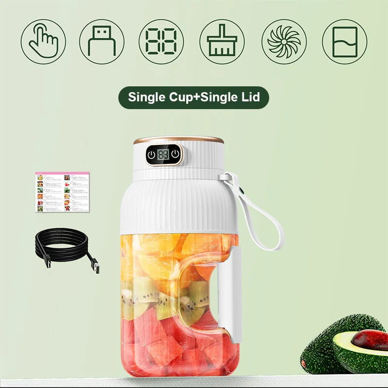 Multifunctional Portable Juicer Cup With Digital Display - Image 17