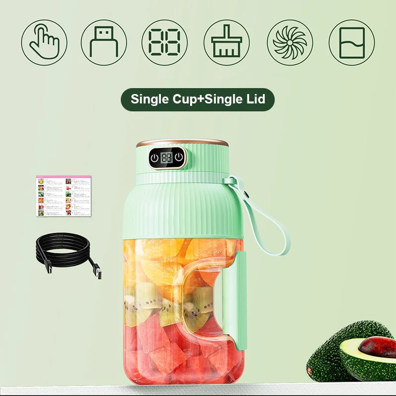 Multifunctional Portable Juicer Cup With Digital Display - Image 3