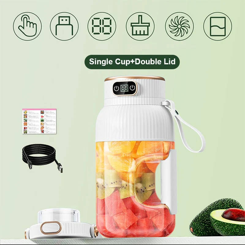 Multifunctional Portable Juicer Cup With Digital Display - Image 4