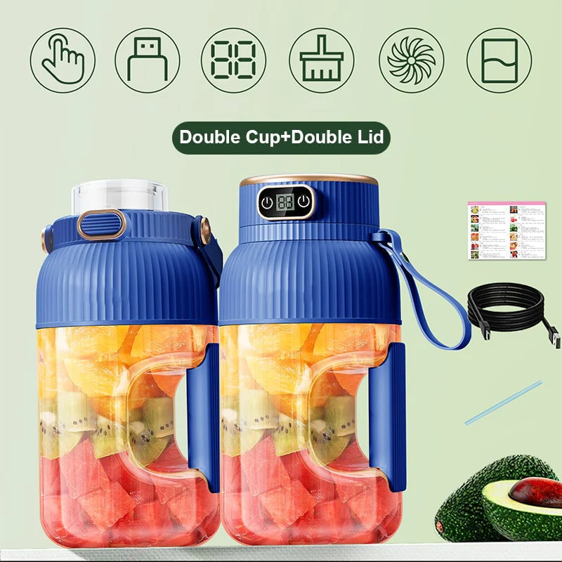 Multifunctional Portable Juicer Cup With Digital Display - Image 8