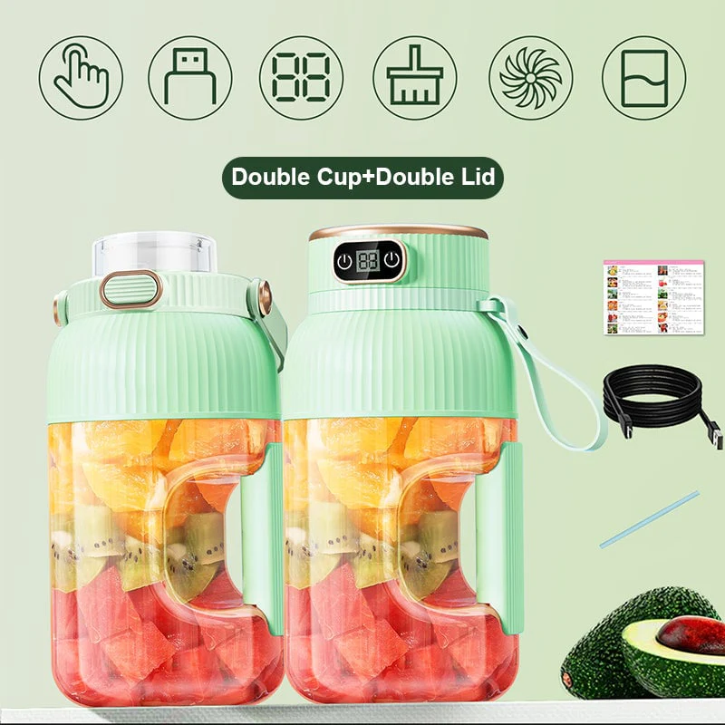 Multifunctional Portable Juicer Cup With Digital Display - Image 9