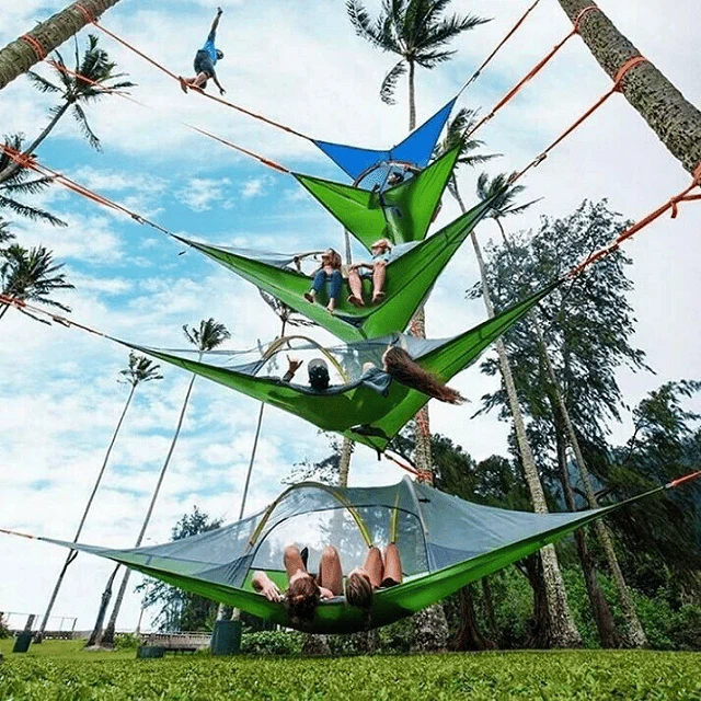 Portable Multiplayer Triangle Hammock - Image 16