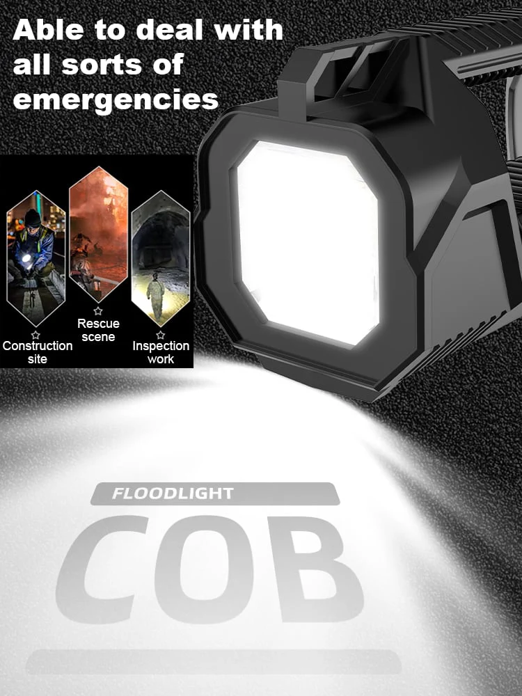 New German 1000000 lumens Waterproof Spot Lights Handheld Large searchlight - Image 3