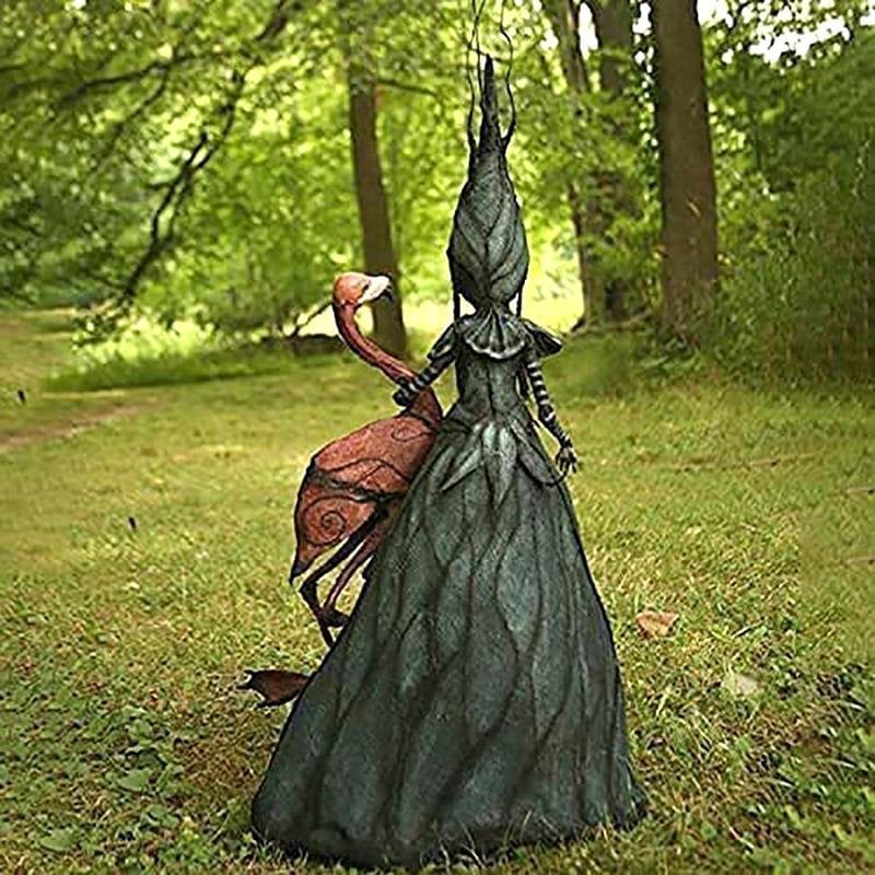 Nightmare Witch Resin Crafts Halloween Garden Decoration - Image 4