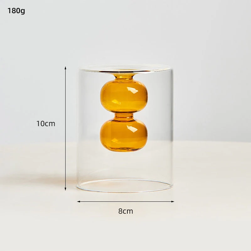 transparent glass vase - Image 14