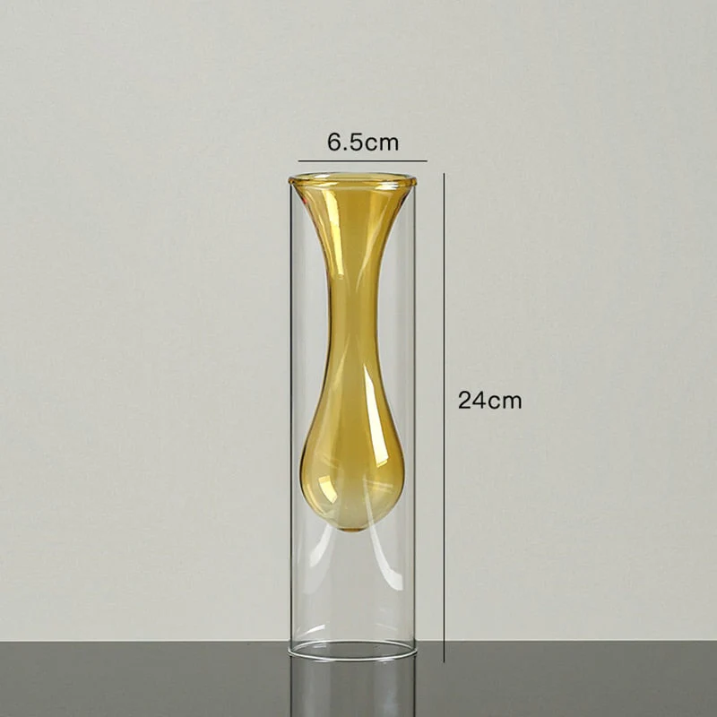 transparent glass vase - Image 17