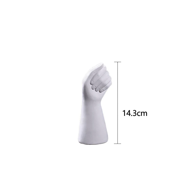 Ceramics Vase Modern Creative Hand Vase Flowers Home Decor Gifts - Image 3