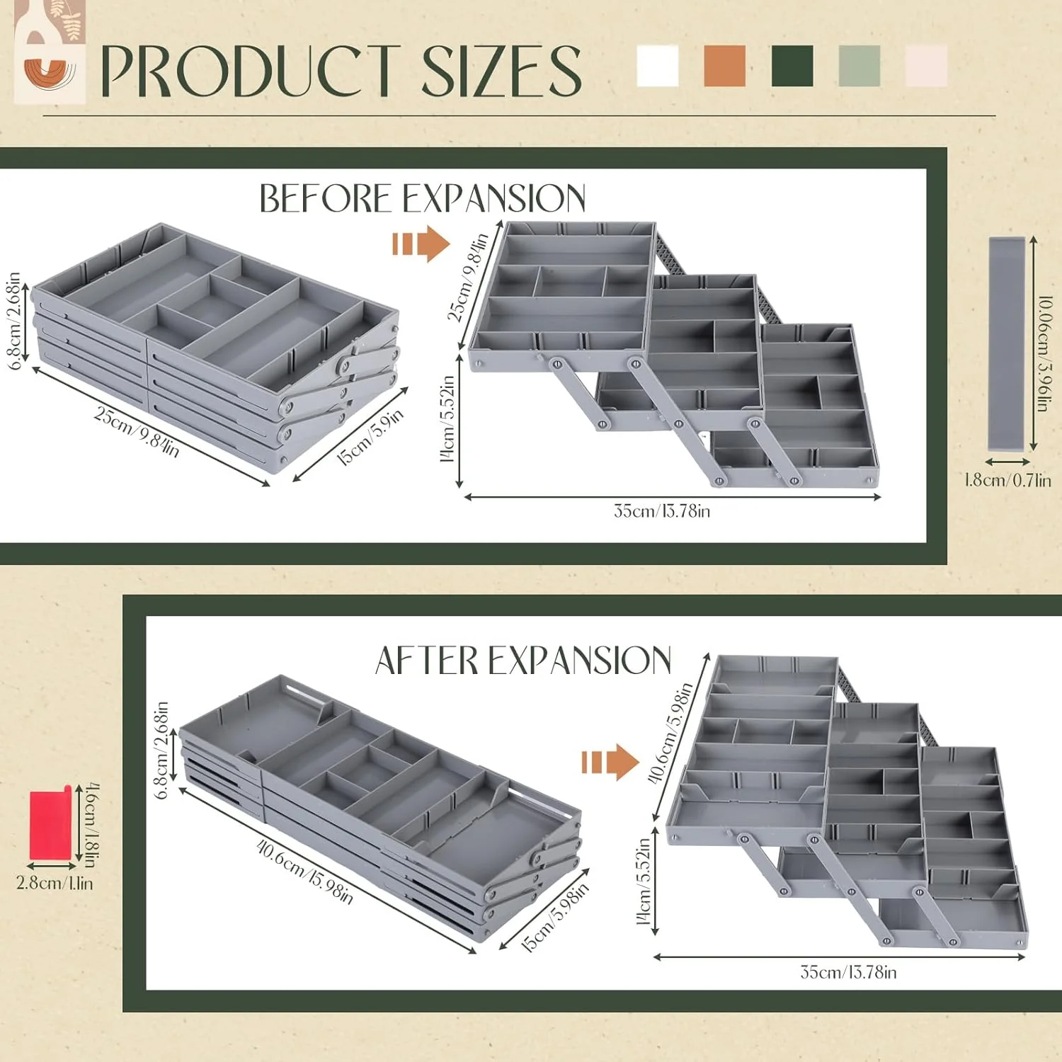 Multi-Level Smart Drawer Organizer - Image 6