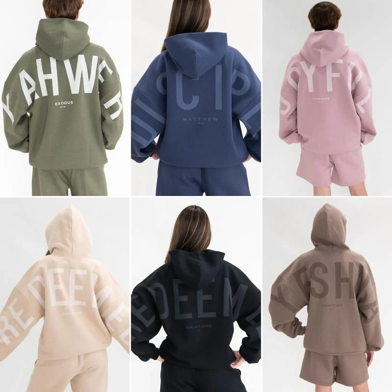 💖✝ Essential Hoodie-Oversized Christian Heavyweight Faith Sweatshirt - Image 3