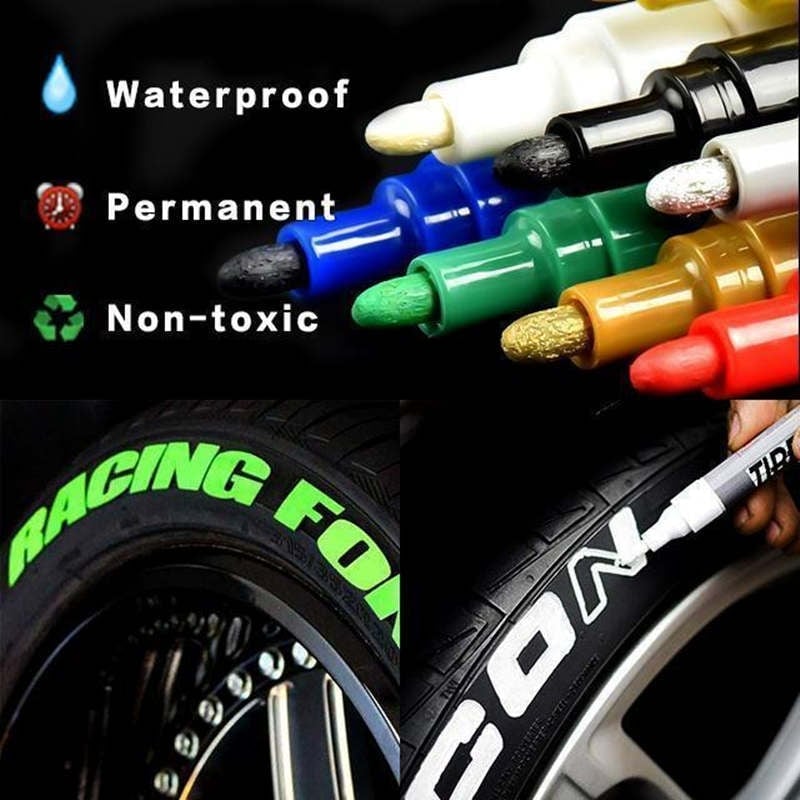 Waterproof Non-Fading Tire Paint Pen - Image 4