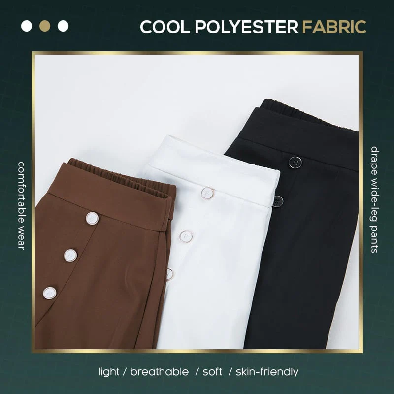 Stylish Pleated Wide-leg Pants - Image 11