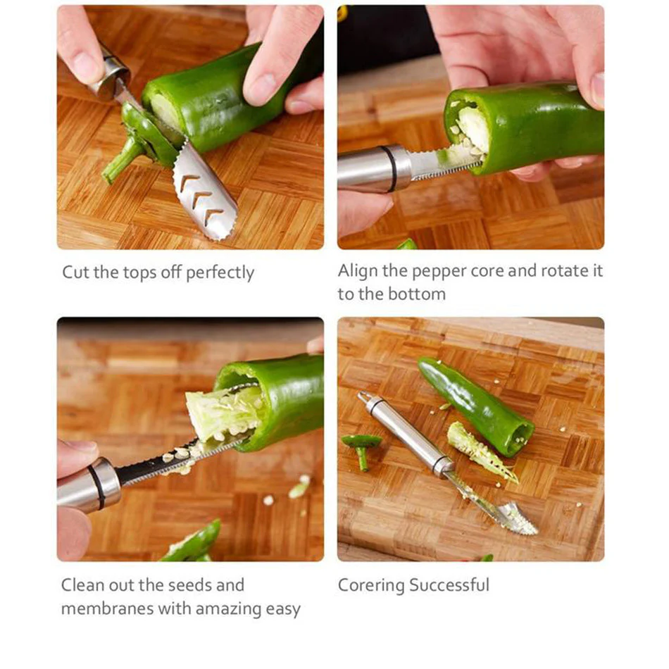 (SAVE 48% OFF)Pepper Seed Corer Remover(buy 3 get 2 free now) - Image 6