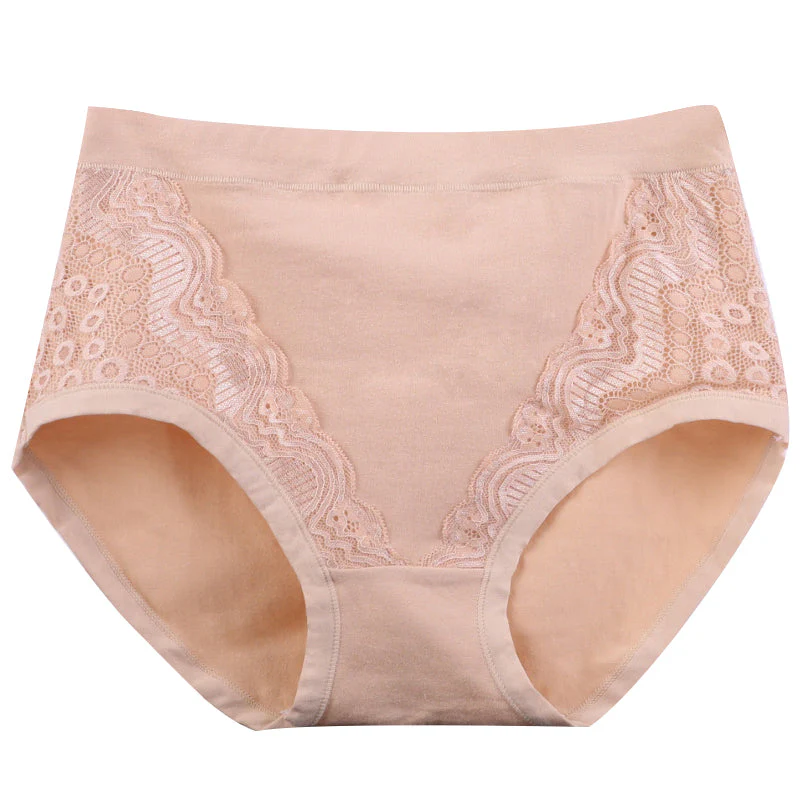 Plus Size High Waist Leak Proof Cotton Panties - Image 3