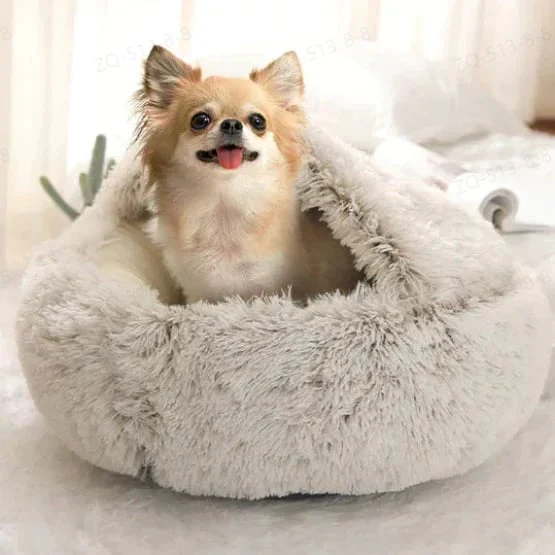 Plush Bed For Dogs & Cats - Image 2