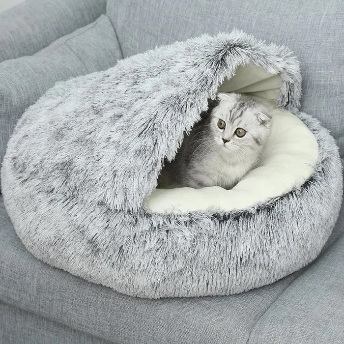 Plush Bed For Dogs & Cats - Image 3