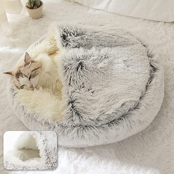 Plush Bed For Dogs & Cats - Image 4