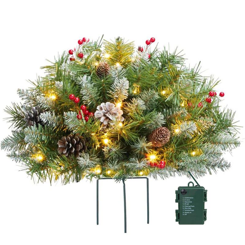 Pre-Lit Artificial Christmas Tree - Image 5