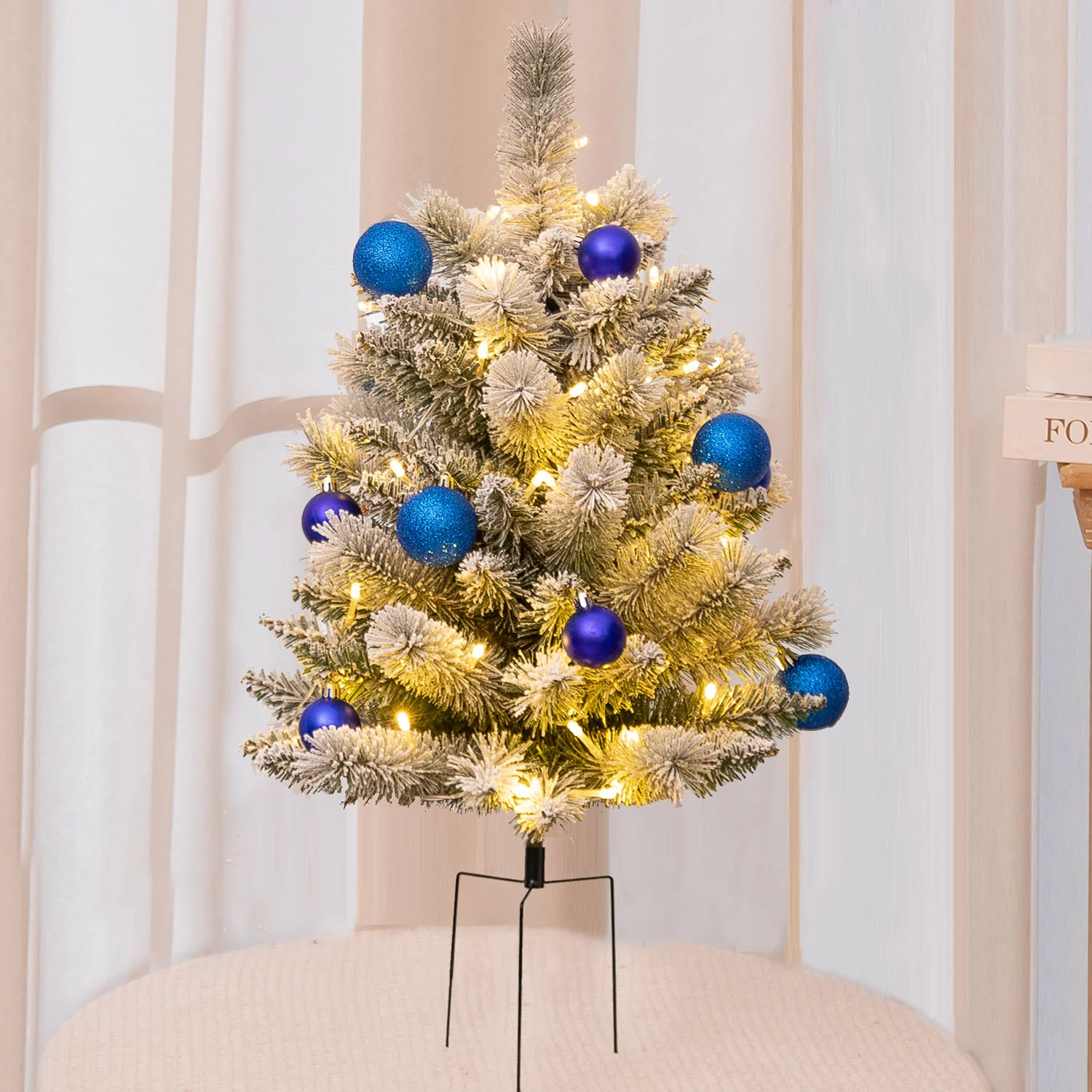 Pre-Lit Artificial Christmas Tree - Image 8