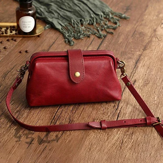 Real Leather Retro Handmade Bag - Image 2