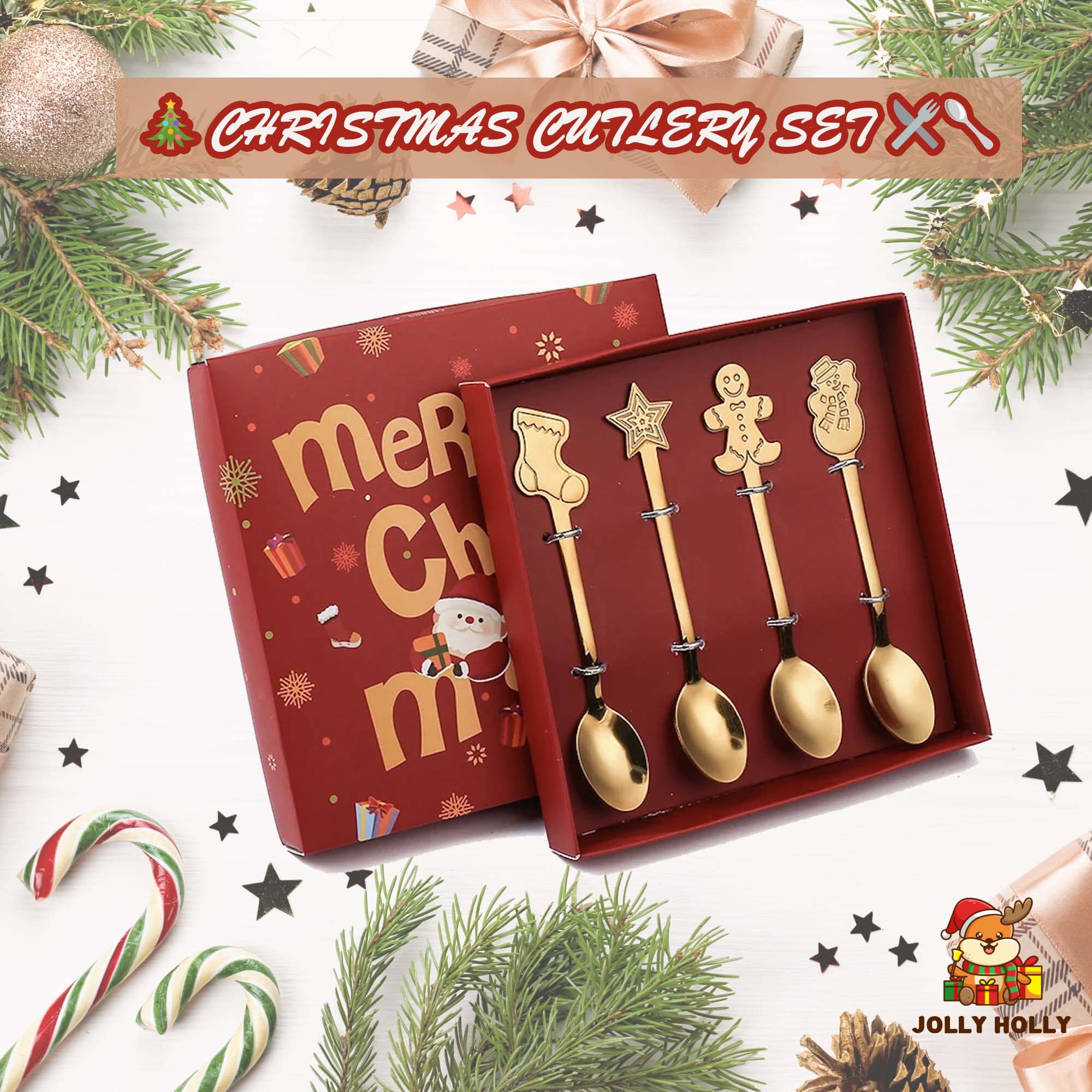 Christmas Cutlery Set - Image 5