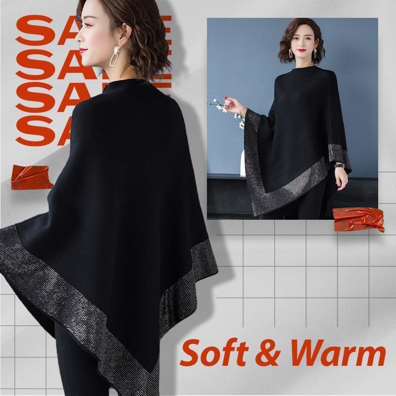 Shiny Women's Wool Shawl - Image 3