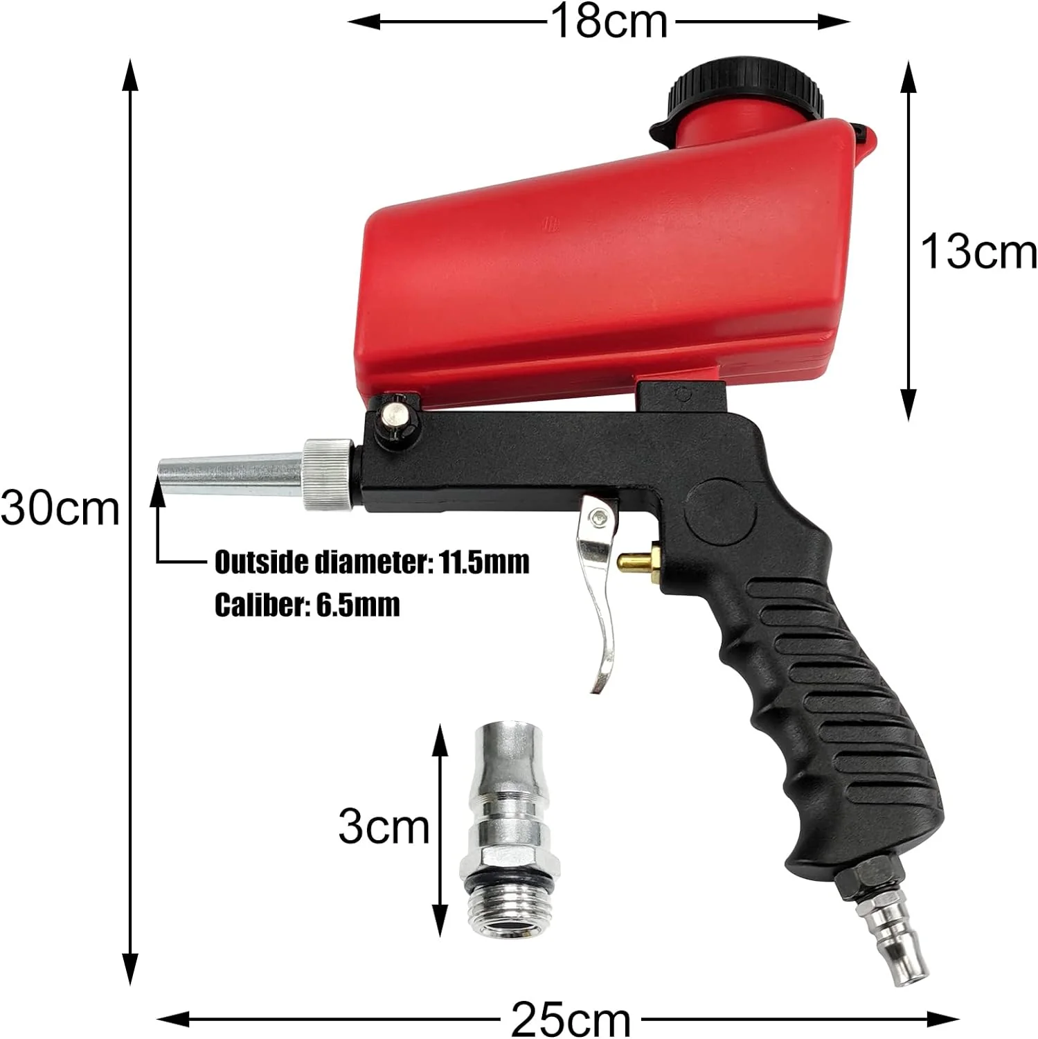 Portable Pneumatic Sandblasting Gun - Image 25