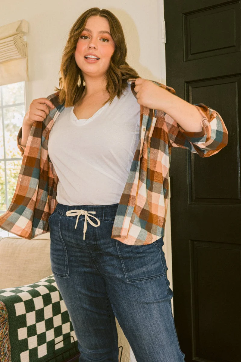 Pull On Denim Joggers - Image 13