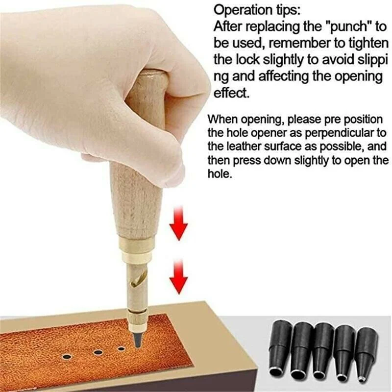 Buy 2 Free 1 - DIY Leather Punch Rotary Punch - Image 4