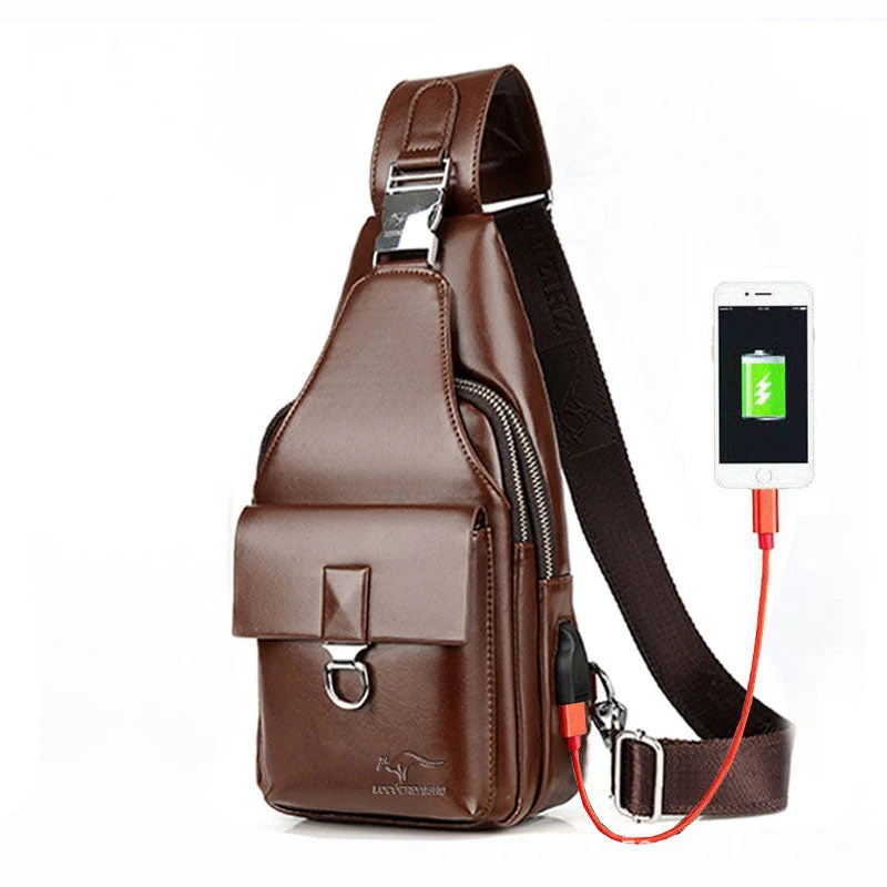 Rechargeable waterproof high-quality chest bag - Image 11