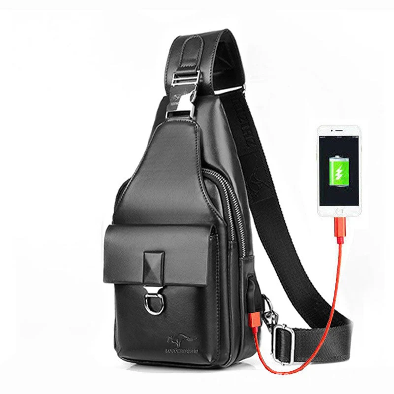 Rechargeable waterproof high-quality chest bag - Image 12