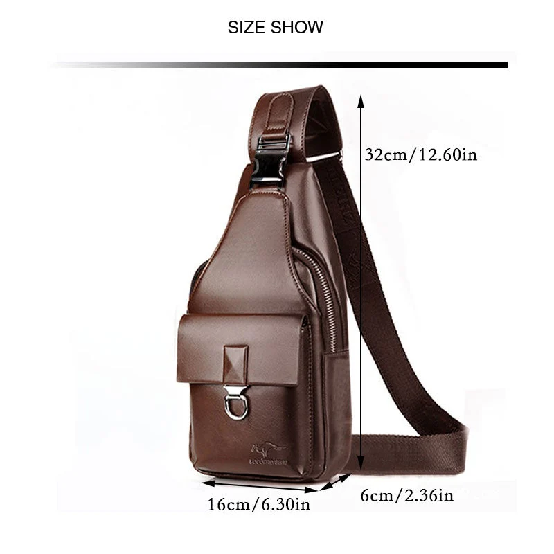 Rechargeable waterproof high-quality chest bag - Image 3