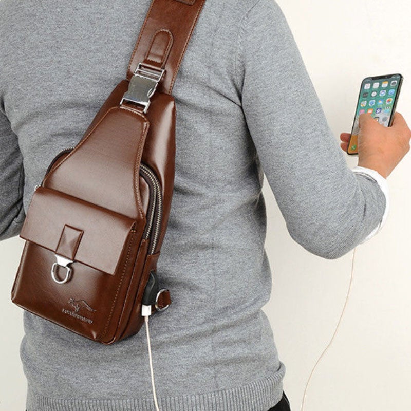 Rechargeable waterproof high-quality chest bag - Image 7